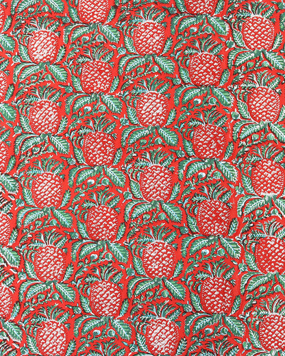 Cultural Jaipur Handblock Printed 100% Premium Cotton King Bed Sheet with Matching Pillow Covers