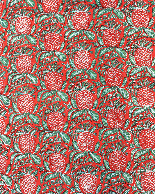 Cultural Jaipur Handblock Printed 100% Premium Cotton King Bed Sheet with Matching Pillow Covers