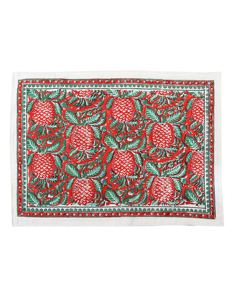 Cultural Jaipur Handblock Printed 100% Premium Cotton King Bed Sheet with Matching Pillow Covers