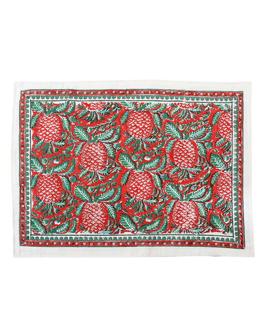 Cultural Jaipur Handblock Printed 100% Premium Cotton King Bed Sheet with Matching Pillow Covers