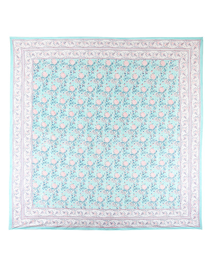 Contemporary Jaipur Handblock Printed 100% Premium Cotton King Size Bed Sheet Set