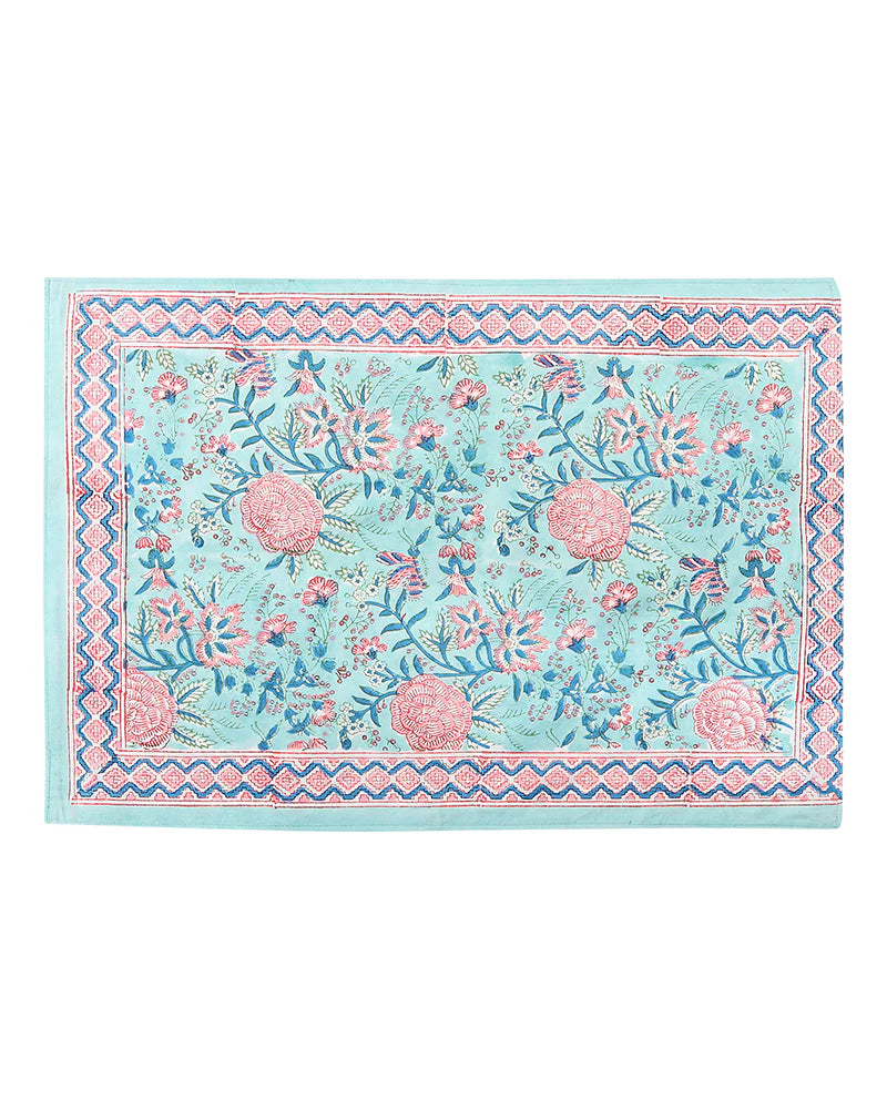 Contemporary Jaipur Handblock Printed 100% Premium Cotton King Size Bed Sheet Set