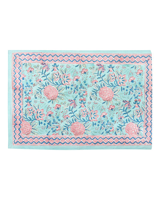 Contemporary Jaipur Handblock Printed 100% Premium Cotton King Size Bed Sheet Set