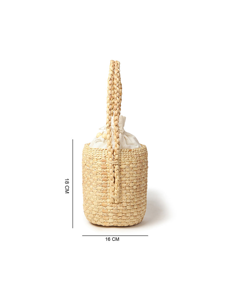 Seagrass Tote Handbag |  Bucket Bag