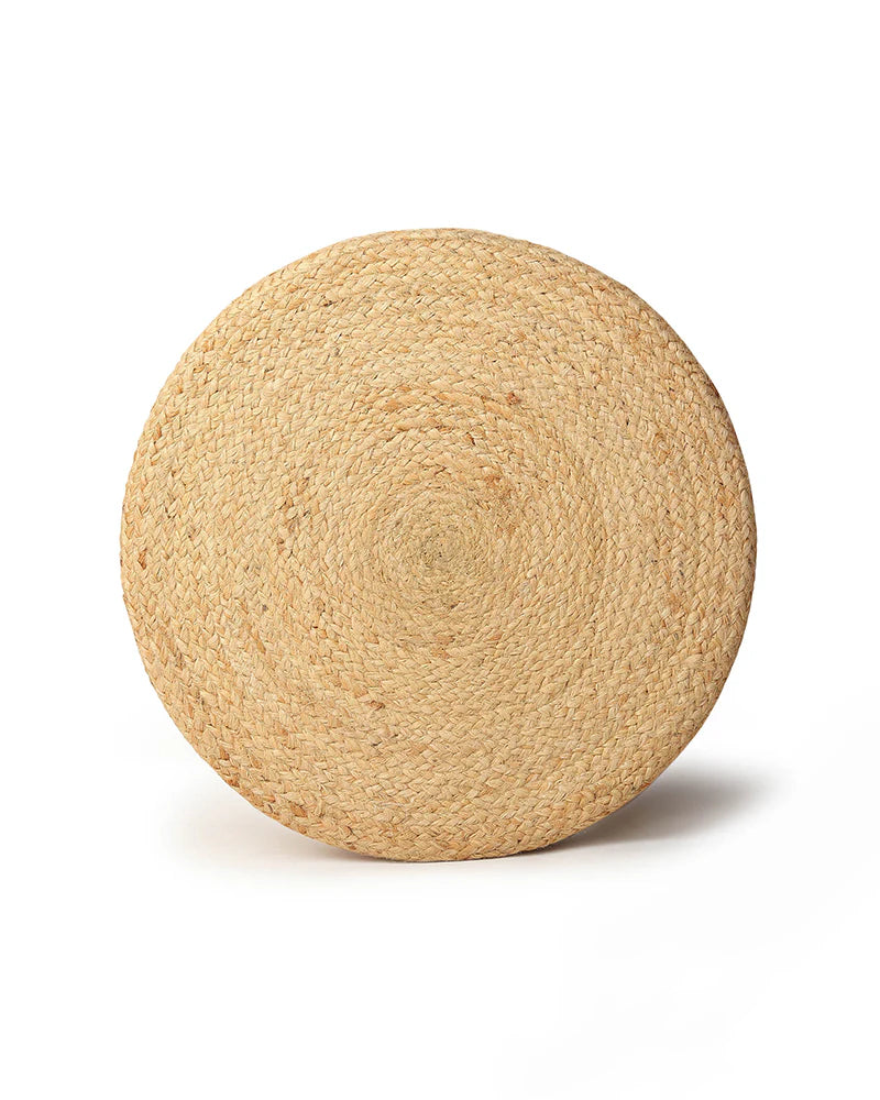Minimalist Jute Pouffes for Stylish Home Interiors