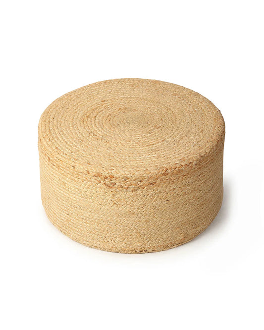 Minimalist Jute Pouffes for Stylish Home Interiors