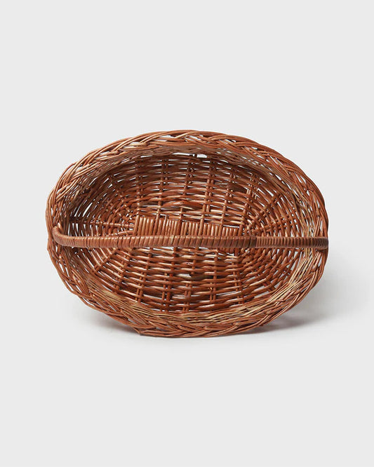 Wicker Oval Storage Baskets for Home, Office, and Utility Spaces