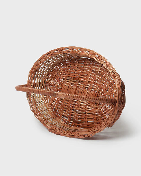 Wicker Oval Storage Baskets for Home, Office, and Utility Spaces