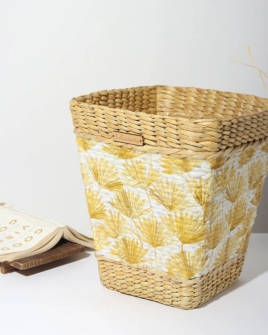 Seagrass Dustbin Basket for Home and Office Waste Management