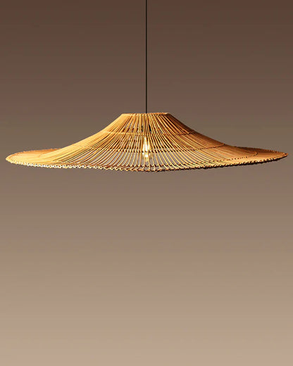 Handmade Rattan Hanging Light for Bedroom and Study Room
