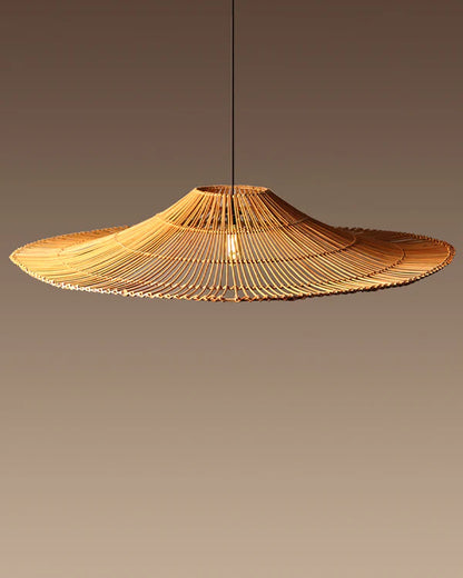 Handmade Rattan Hanging Light for Bedroom and Study Room