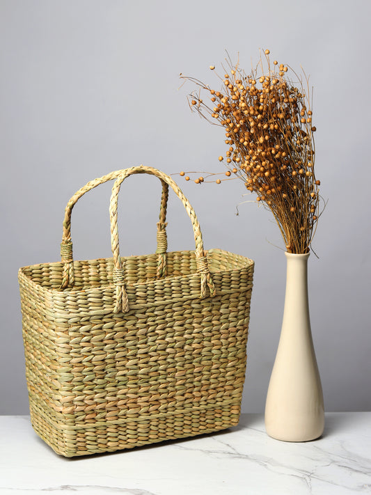 Seagrass Handwoven Basket - Medium