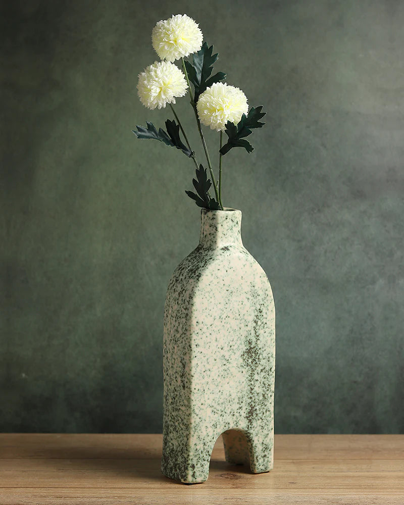 Ceramic Flower Vase for Bedroom or Study Table
