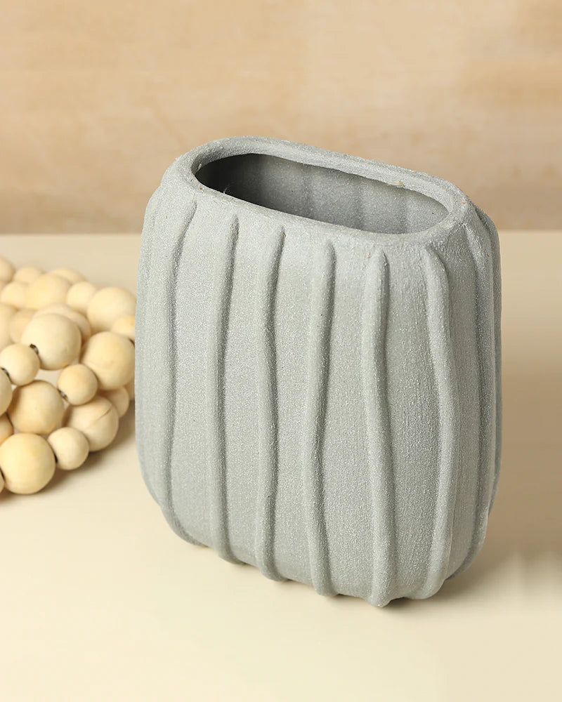 Small Ceramic Vase for Bedroom or Study Shelf