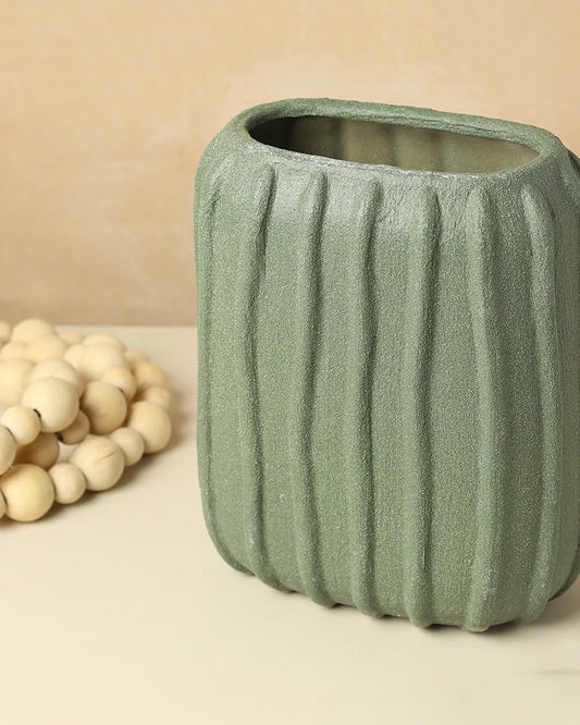 Small Ceramic Vase for Bedroom or Study Shelf