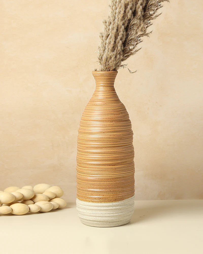 Glossy Ceramic Vase for Coffee Table Styling