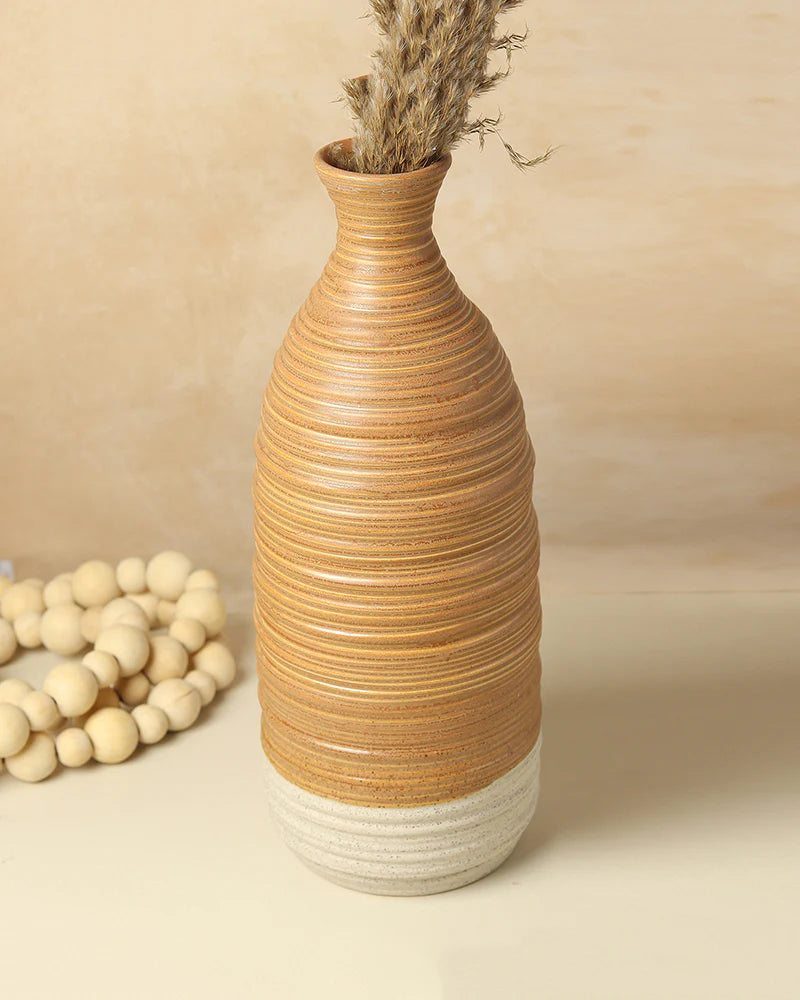 Glossy Ceramic Vase for Coffee Table Styling