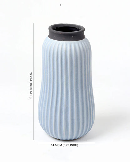 Round Ceramic Vase for Tabletop Centerpieces