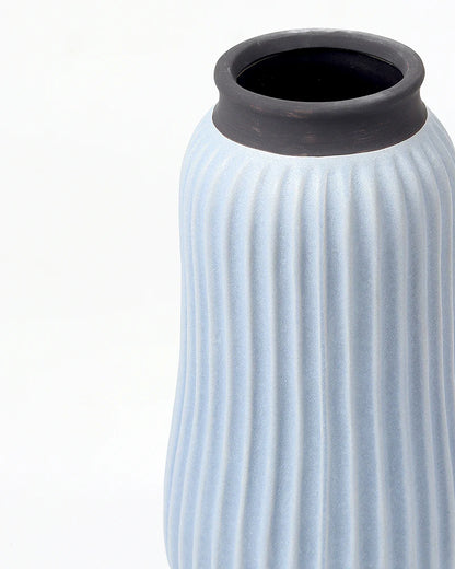 Round Ceramic Vase for Tabletop Centerpieces