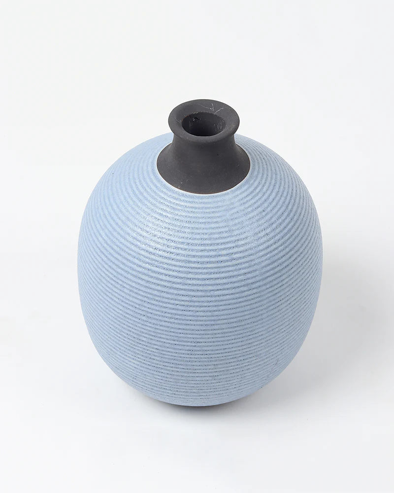 Pot Shape Ceramic Vase for Aesthetic Room Decor