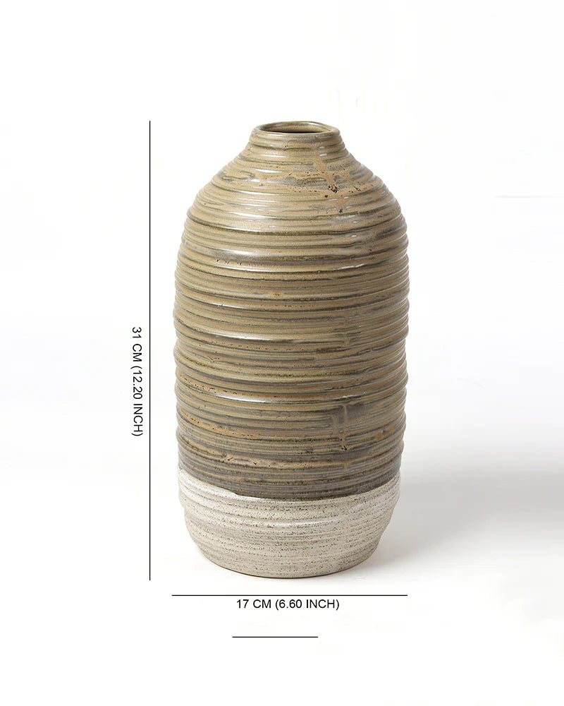 Ceramic Tabletop Vase for Everyday Home Decor