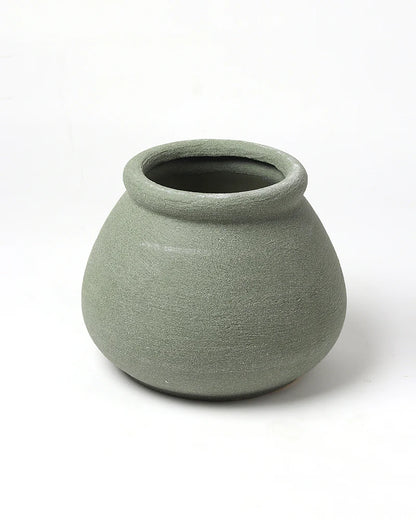 Matte Finish Ceramic Vase for Shelf Styling