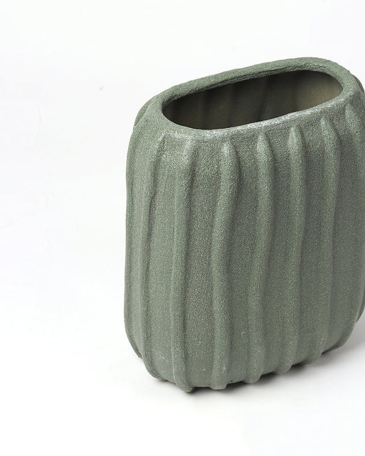 Small Ceramic Vase for Bedroom or Study Shelf