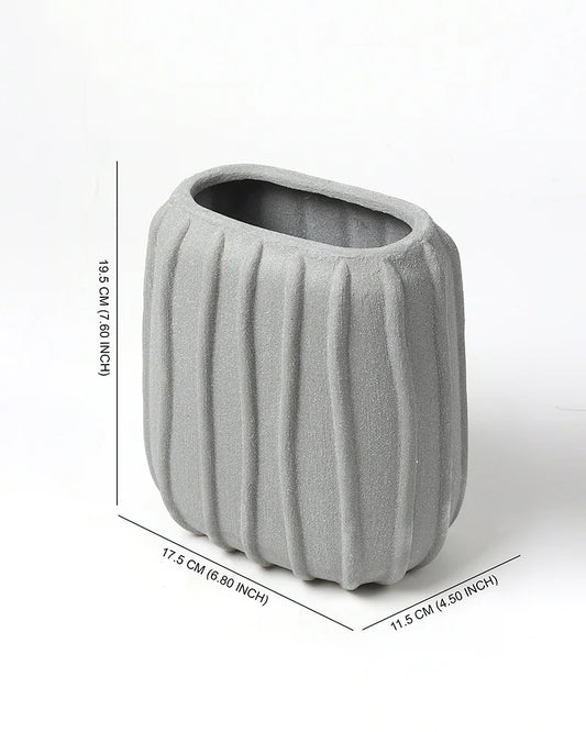Small Ceramic Vase for Bedroom or Study Shelf