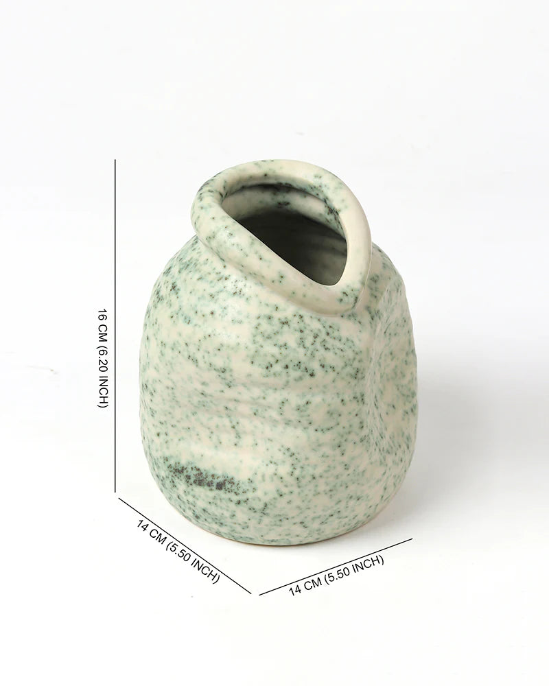Ceramic Table Top Vase for Living Room Corner Display