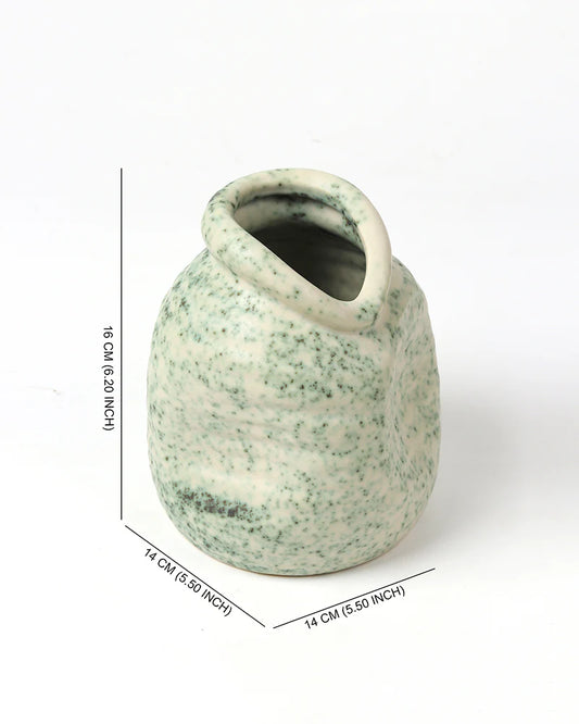 Ceramic Table Top Vase for Living Room Corner Display