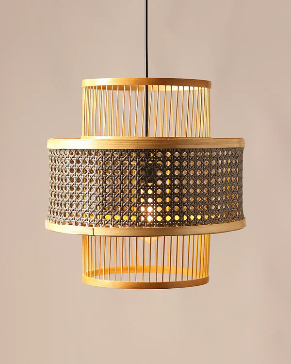 Modern Rattan Ceiling Lamp for Balcony and Hall