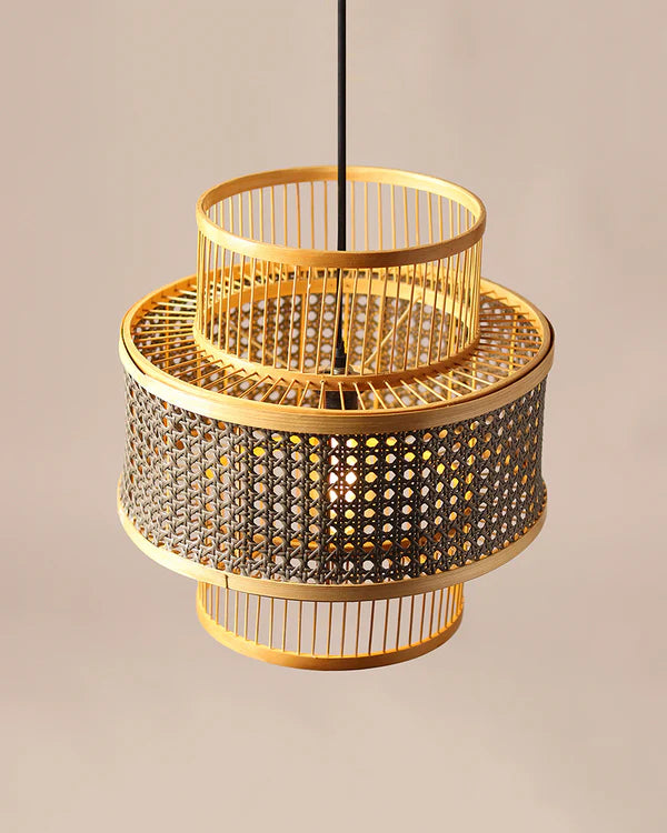 Modern Rattan Ceiling Lamp for Balcony and Hall