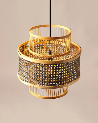 Modern Rattan Ceiling Lamp for Balcony and Hall