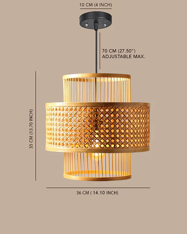 Artistic Rattan Pendant Light for Home Decor and Hall