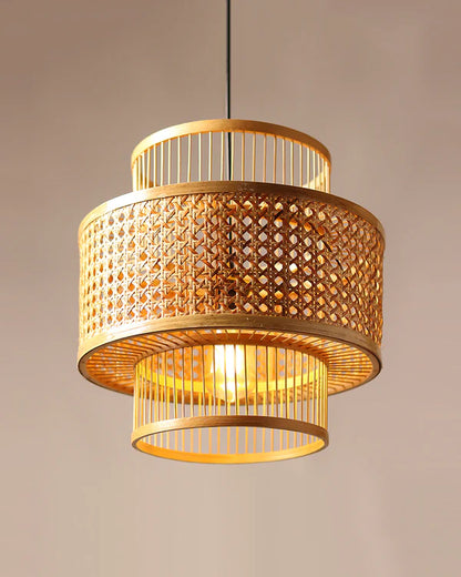 Artistic Rattan Pendant Light for Home Decor and Hall
