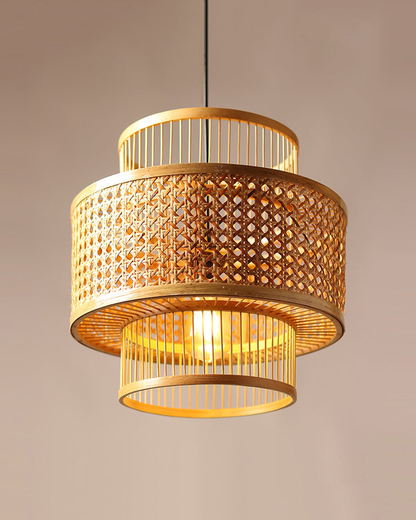 Artistic Rattan Pendant Light for Home Decor and Hall