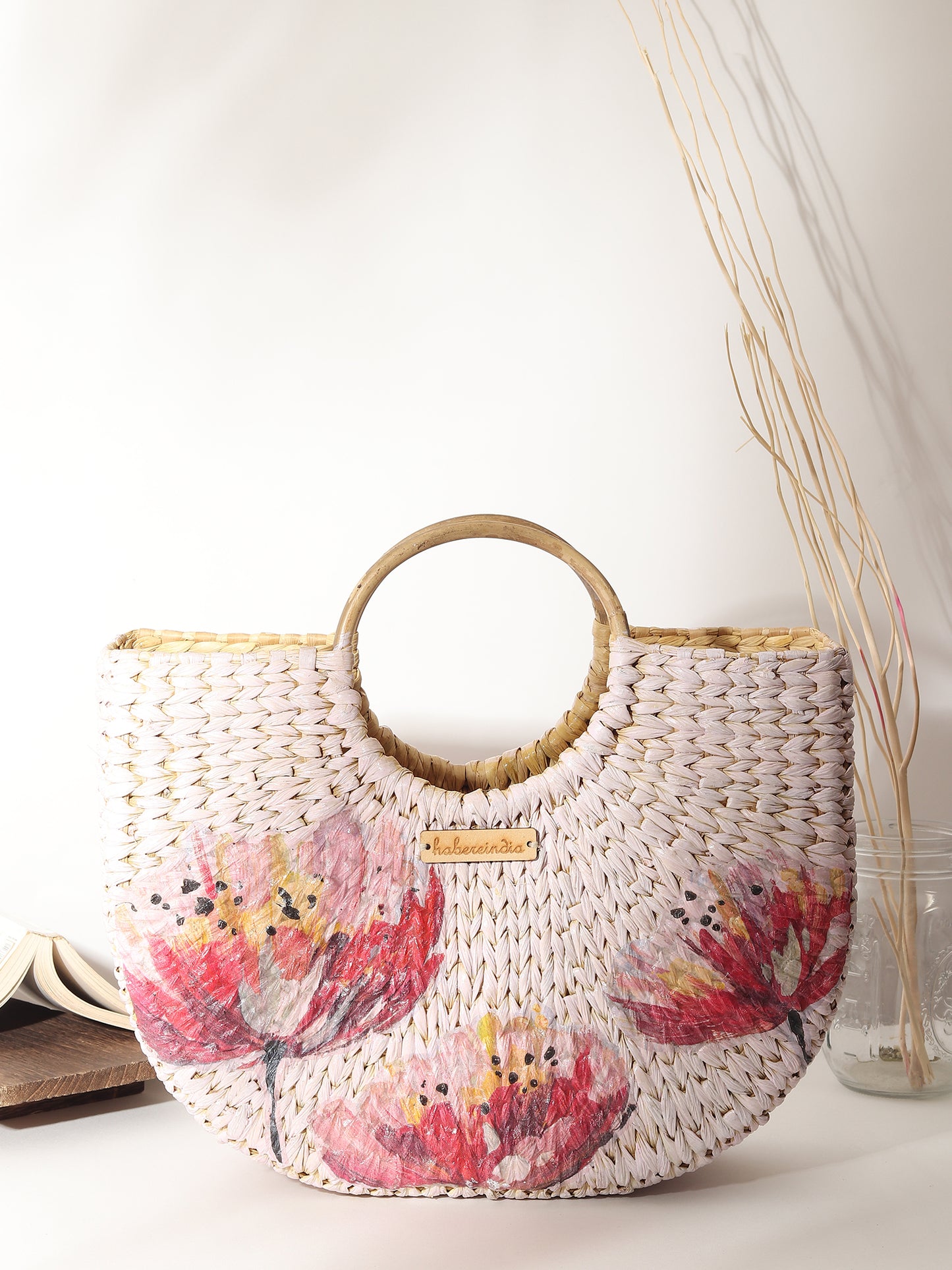 Seagrass Handheld Tote Bag