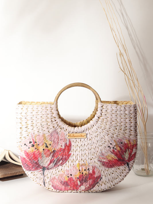 Seagrass Handheld Tote Bag