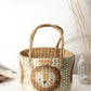 Round Hamper Basket | Seagrass Fruit Basket