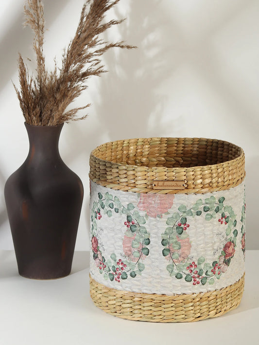 Eco Chic Seagrass Basket for Plants or Daily Storage