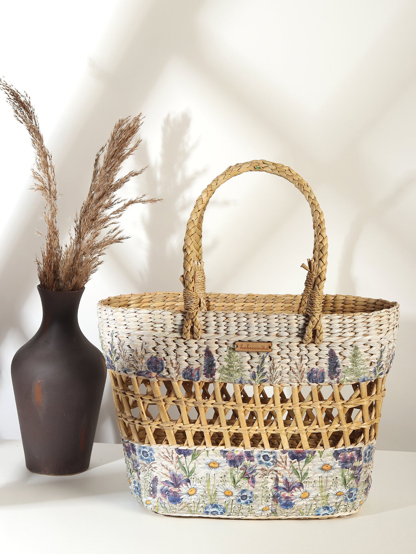 Seagrass Shopping Basket Jali