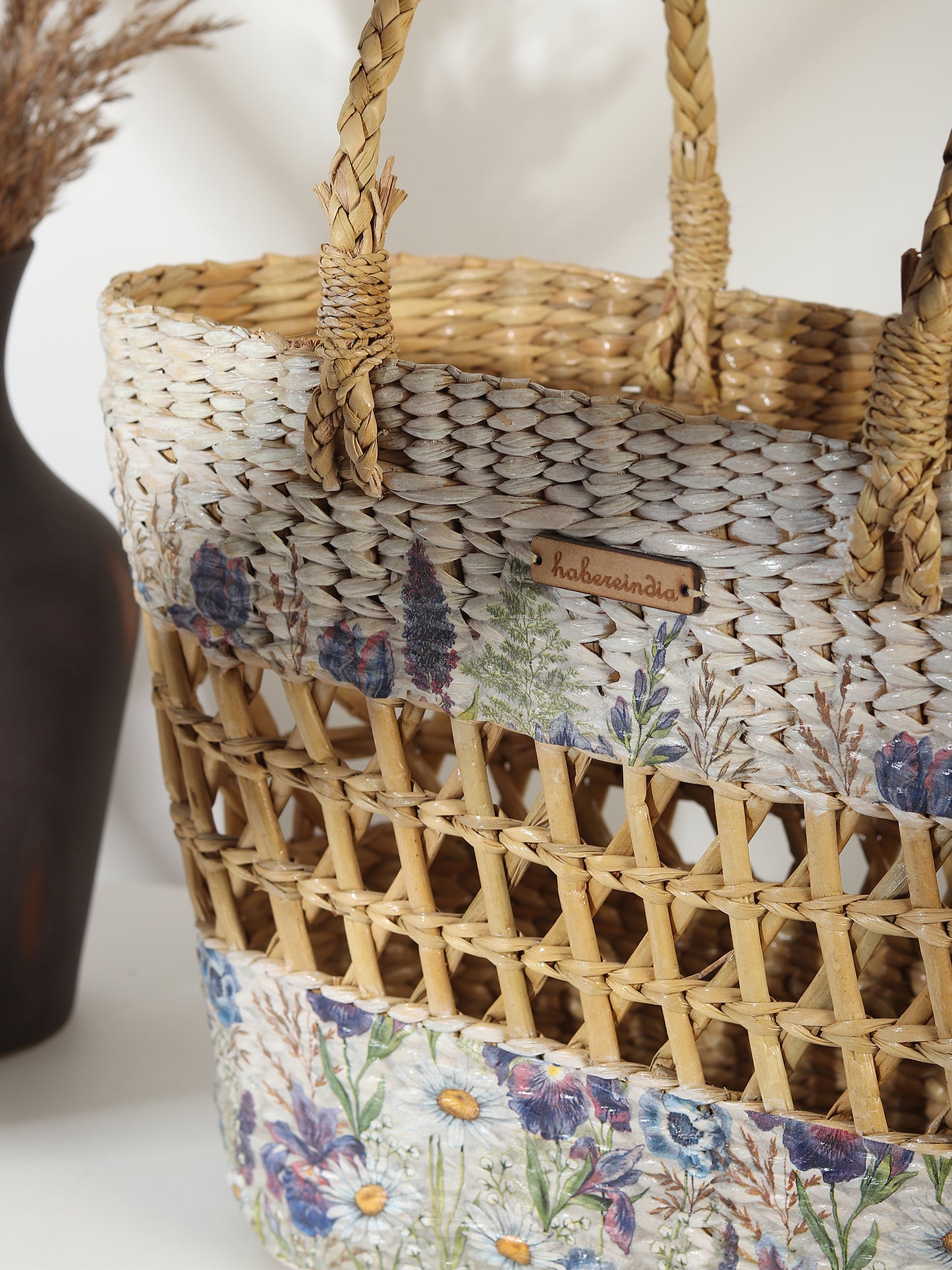 Seagrass Shopping Basket Jali