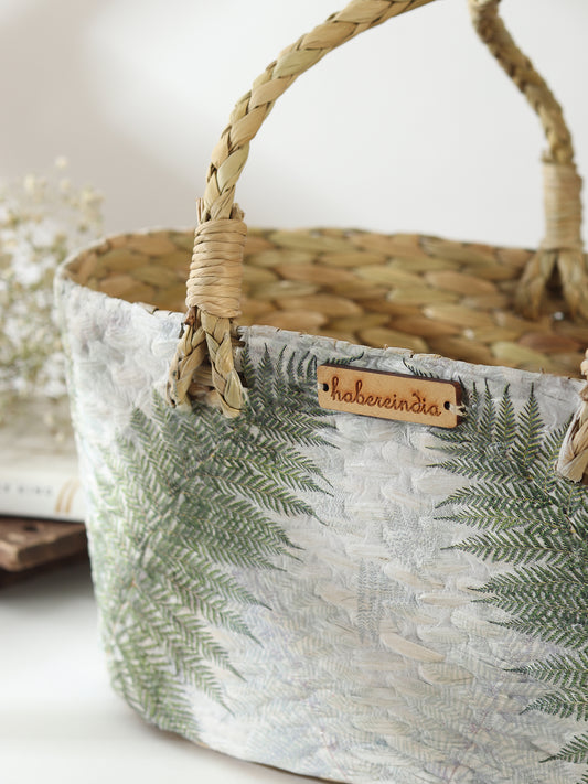 Seagrass Hamper Basket,