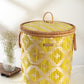 Bamboo Storage Basket | Wicker Laundry Basket With Lid