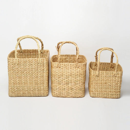 Multi-Use Seagrass Basket for Planters & Home Items