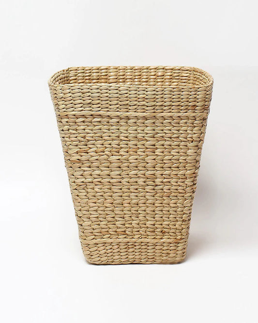 Handwoven Seagrass Dustbin for Bedroom, Bathroom, and Office Storage