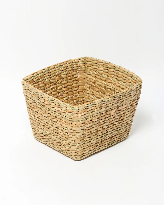 Handwoven Seagrass Dustbin Set of 5 for Stylish, Eco-Friendly, and Organized Home and Office Use