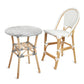 Mana Bar Chair with Table | Rattan Garden Seating Chair Table Set | Cane Outdoor Table Chair Set | Coffee Table Set
