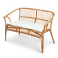 Bira Bamboo Cane Sofa With Cushion | Rattan Garden Sofa | Bamboo Cane Sofa