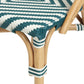 Green Bistro Bamboo Chair | Rattan Chair | Cane Furniture